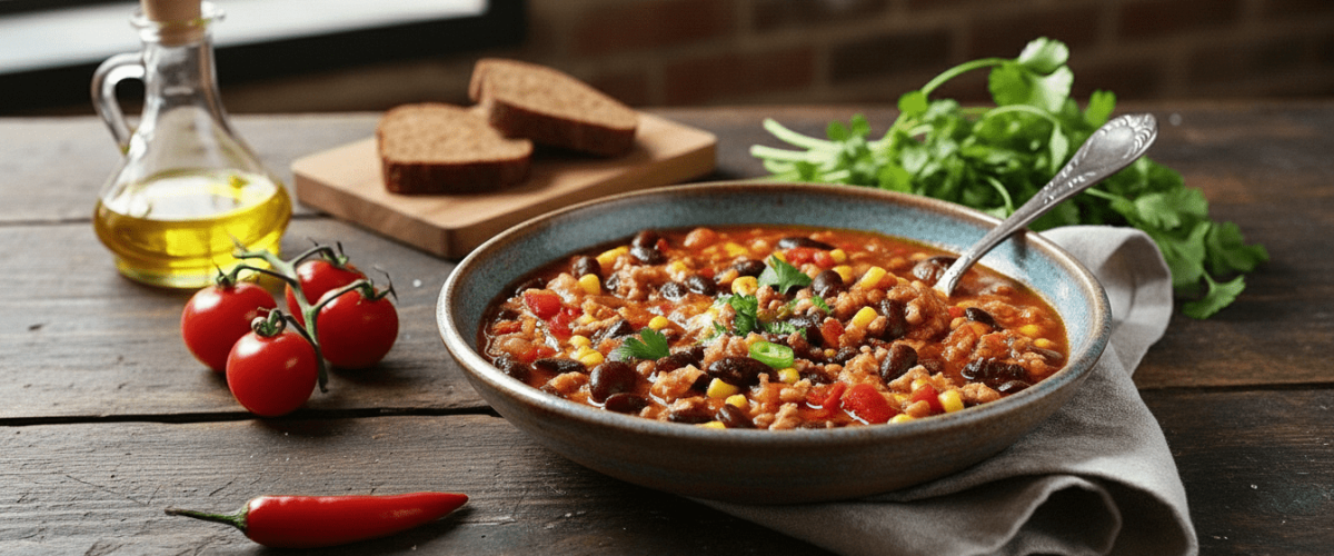 Tek Tencerede Meksika Usulü Fasulye ve Mısır