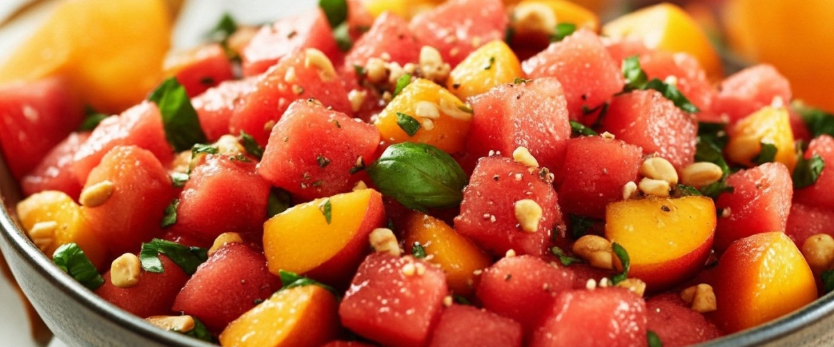 Tay Usulü Karışık Meyveli Yaz Salatası Tay Usulü Karışık Meyveli Yaz Salatası